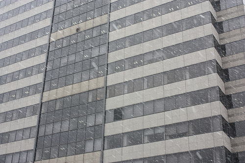 Snowing